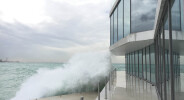 Sculpted House Hovering Over the Mediterranean